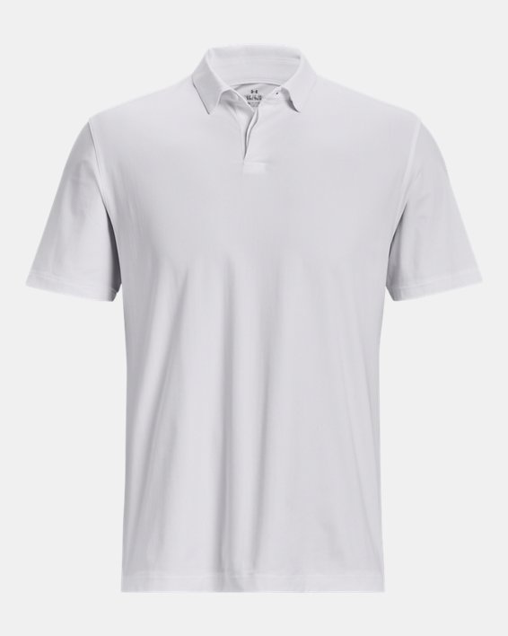 Men's UA Luxe Polo in White image number 4